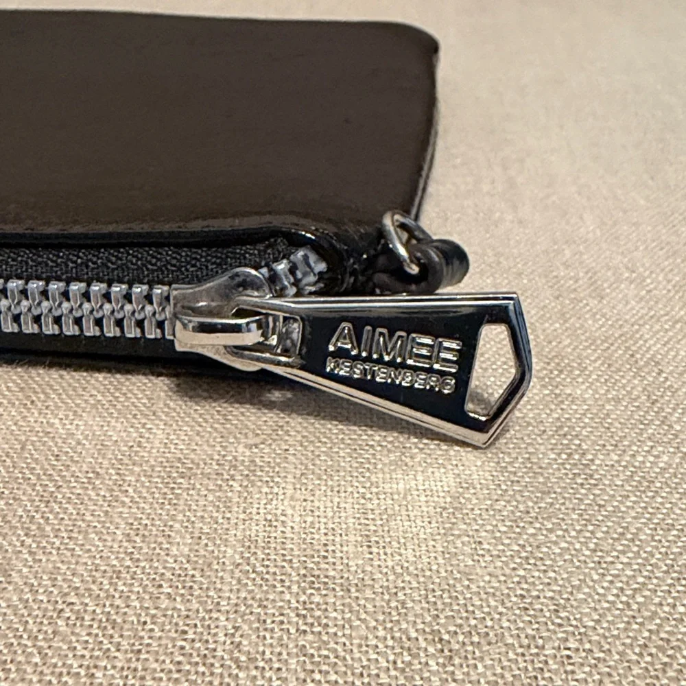 Aimee Kestenberg Glossy Black Clutch/Wristlet